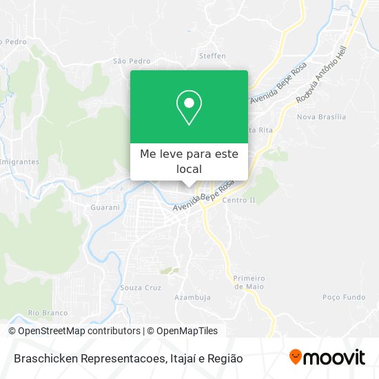 Braschicken Representacoes mapa