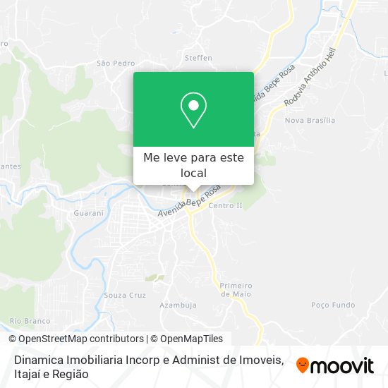 Dinamica Imobiliaria Incorp e Administ de Imoveis mapa