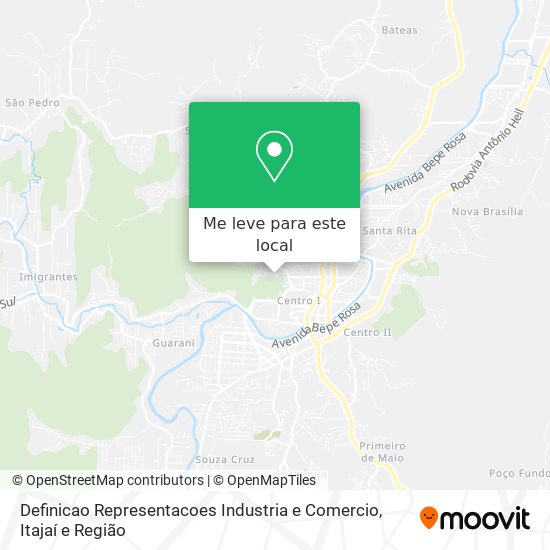 Definicao Representacoes Industria e Comercio mapa