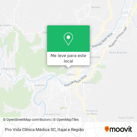 Pro Vida Clínica Médica SC mapa