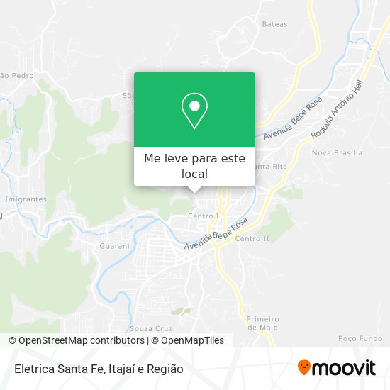 Eletrica Santa Fe mapa