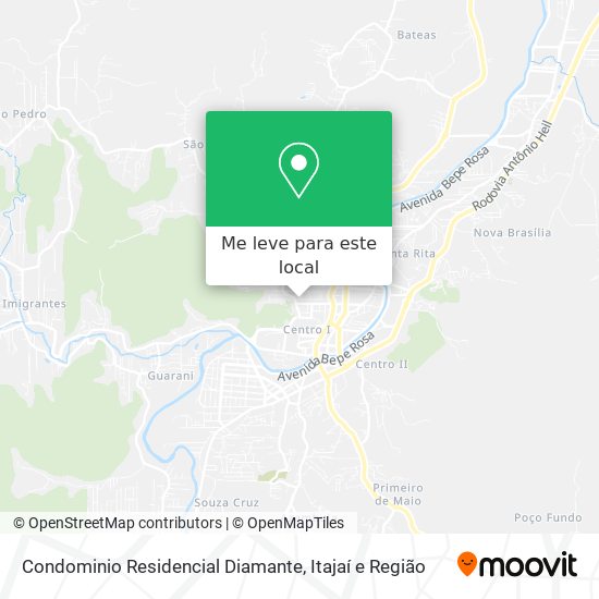 Condominio Residencial Diamante mapa