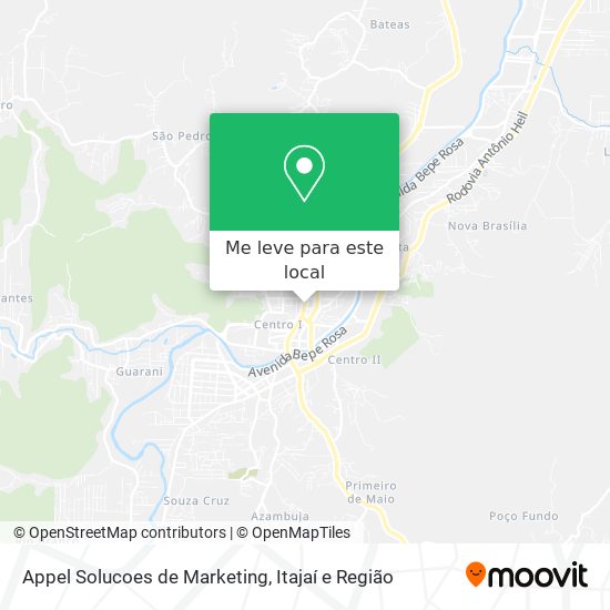 Appel Solucoes de Marketing mapa