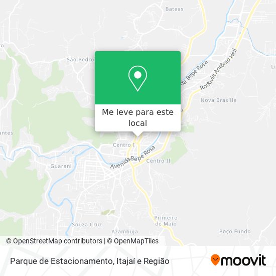 Parque de Estacionamento mapa