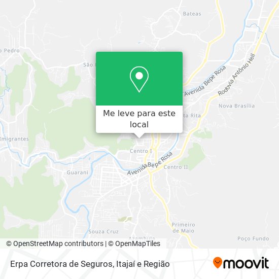 Erpa Corretora de Seguros mapa