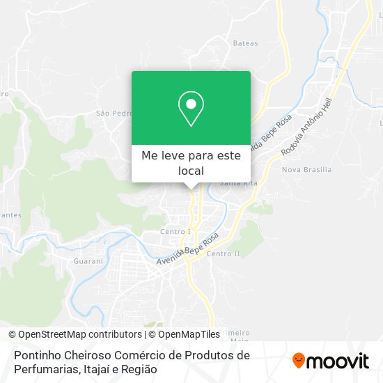 Pontinho Cheiroso Comércio de Produtos de Perfumarias mapa