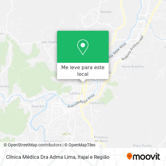 Clínica Médica Dra Adma Lima mapa