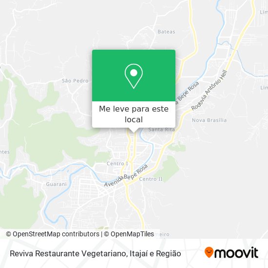 Reviva Restaurante Vegetariano mapa