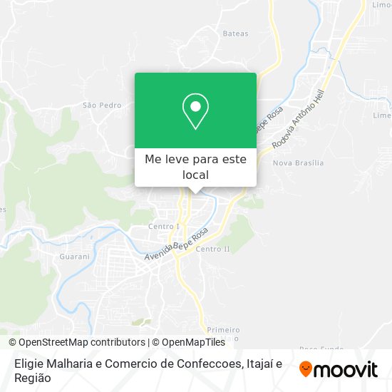 Eligie Malharia e Comercio de Confeccoes mapa