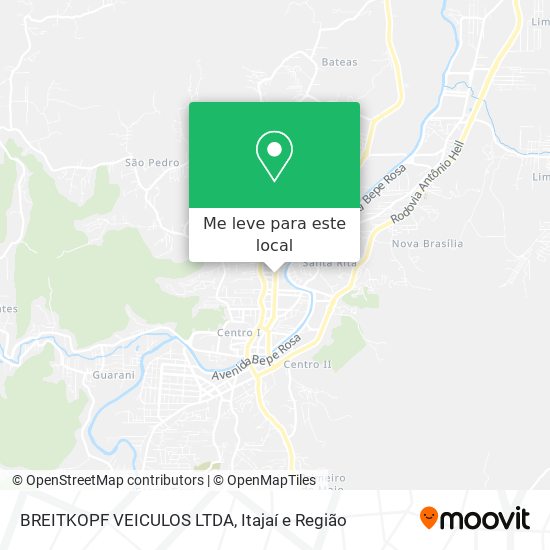 BREITKOPF VEICULOS LTDA mapa