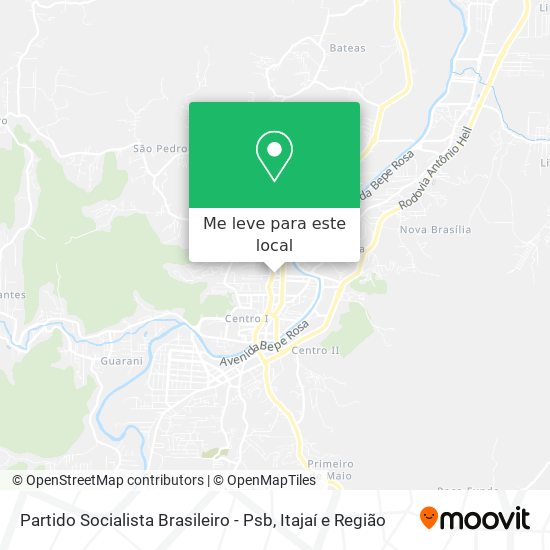 Partido Socialista Brasileiro - Psb mapa