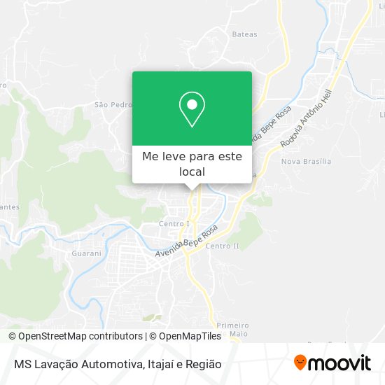 MS Lavação Automotiva mapa