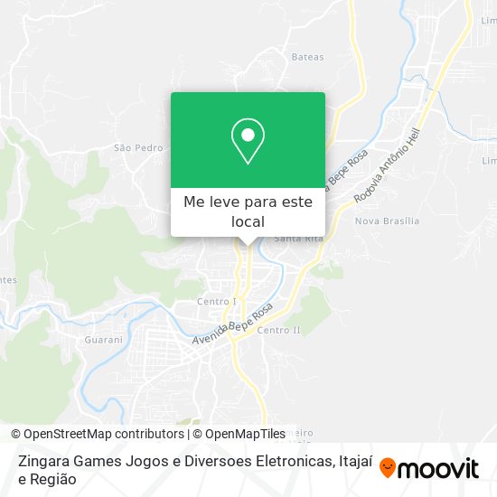 Zingara Games Jogos e Diversoes Eletronicas mapa