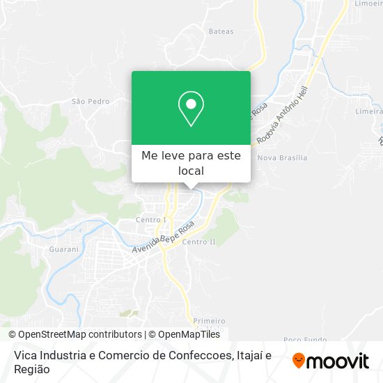 Vica Industria e Comercio de Confeccoes mapa