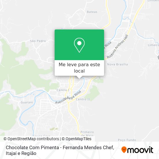 Chocolate Com Pimenta - Fernanda Mendes Chef mapa