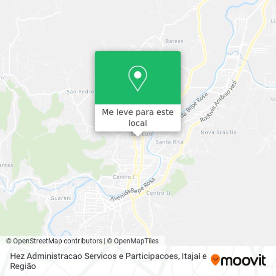 Hez Administracao Servicos e Participacoes mapa