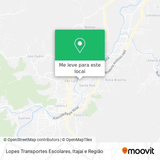 Lopes Transportes Escolares mapa