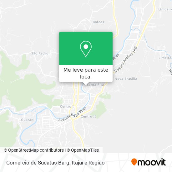 Comercio de Sucatas Barg mapa