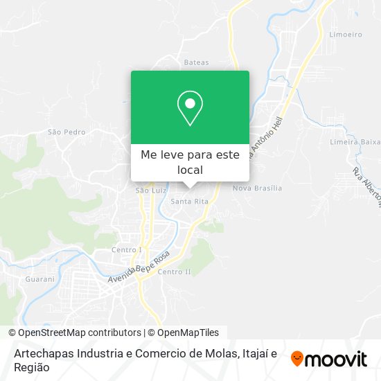 Artechapas Industria e Comercio de Molas mapa