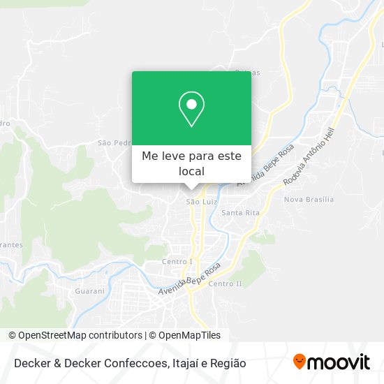 Decker & Decker Confeccoes mapa