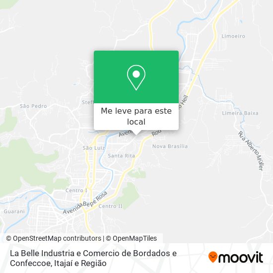 La Belle Industria e Comercio de Bordados e Confeccoe mapa