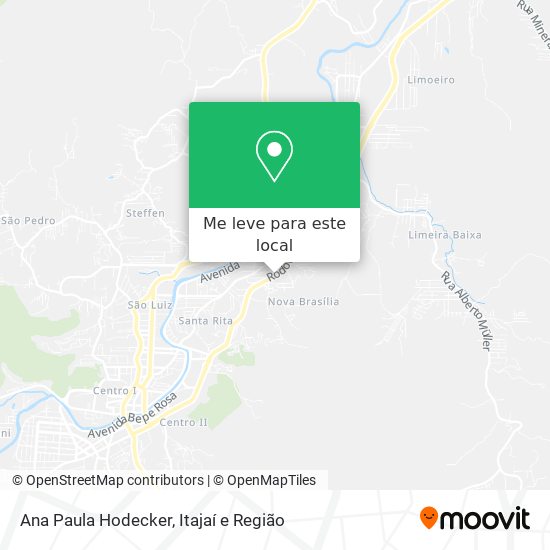Ana Paula Hodecker mapa