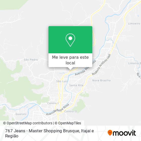 767 Jeans - Master Shopping Brusque mapa