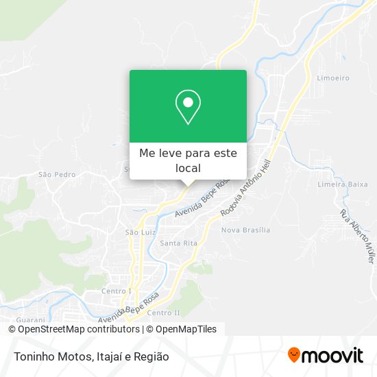 Toninho Motos mapa