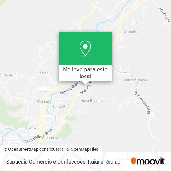 Sapucaia Comercio e Confeccoes mapa