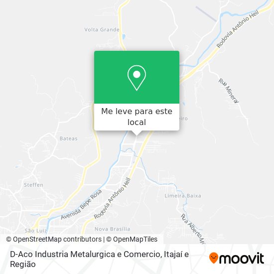 D-Aco Industria Metalurgica e Comercio mapa