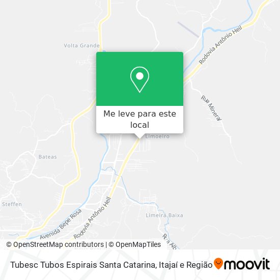 Tubesc Tubos Espirais Santa Catarina mapa