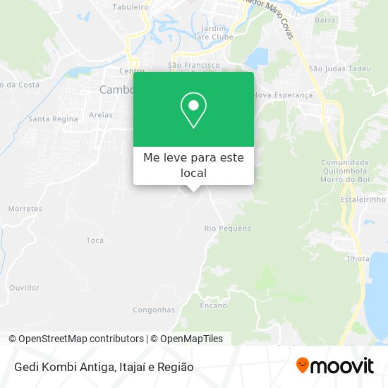 Gedi Kombi Antiga mapa
