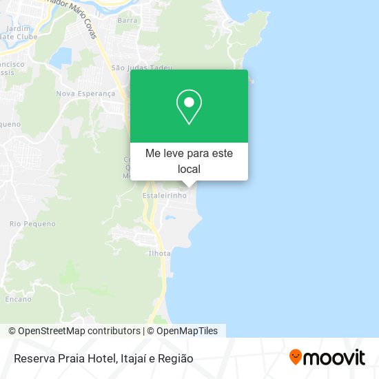 Reserva Praia Hotel mapa