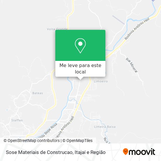 Sose Materiais de Construcao mapa