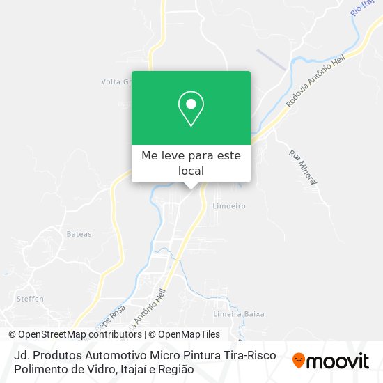 Jd. Produtos Automotivo Micro Pintura Tira-Risco Polimento de Vidro mapa