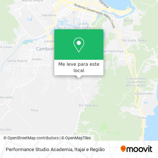 Performance Studio Academia mapa