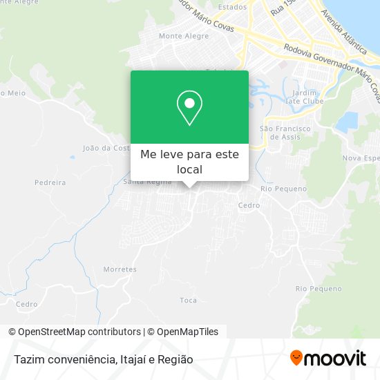 Tazim conveniência mapa