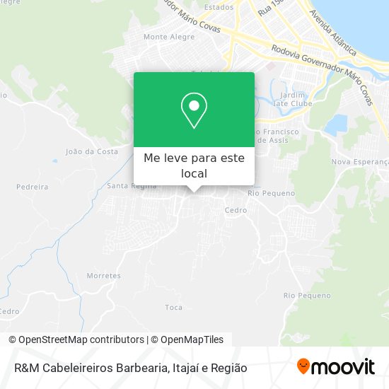 R&M Cabeleireiros Barbearia mapa