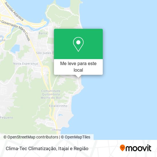 Clima-Tec Climatização mapa