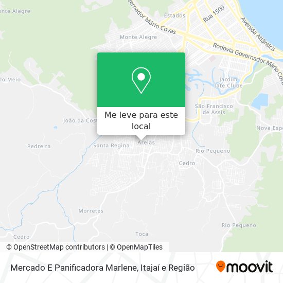 Mercado E Panificadora Marlene mapa