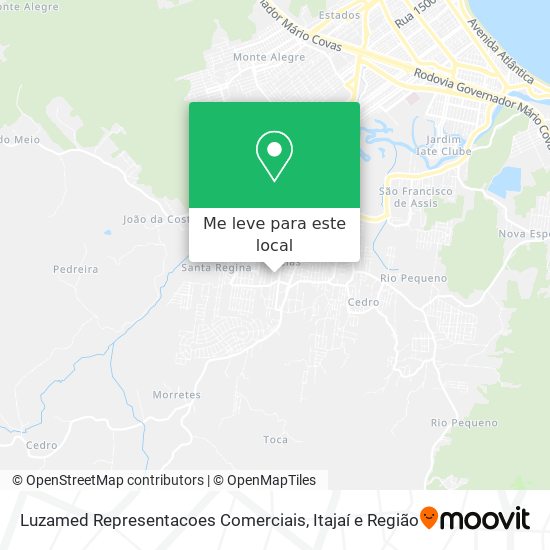 Luzamed Representacoes Comerciais mapa