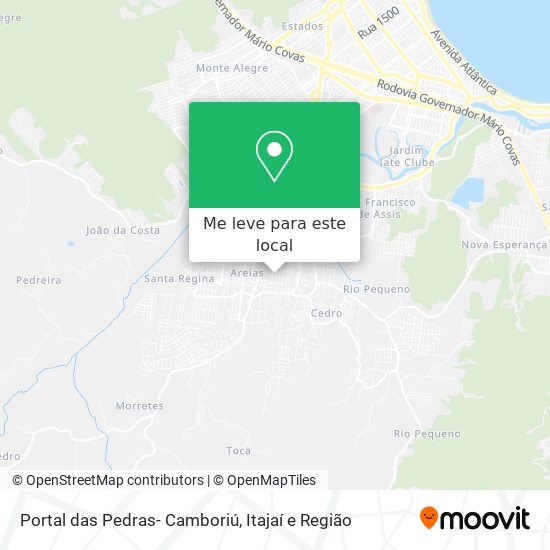 Portal das Pedras- Camboriú mapa