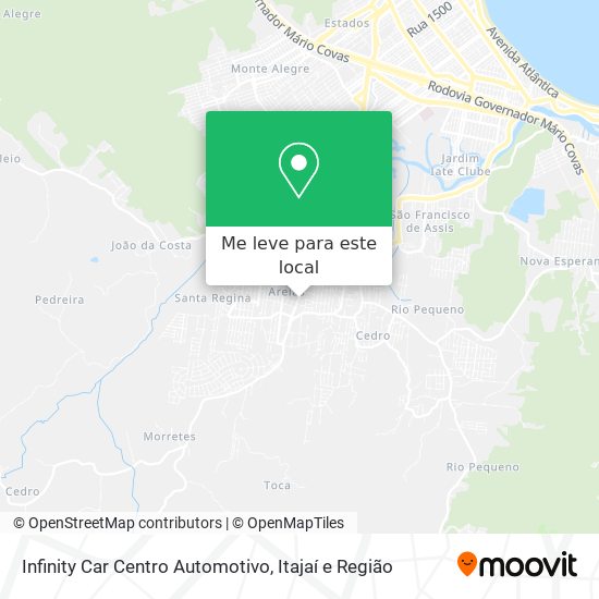 Infinity Car Centro Automotivo mapa