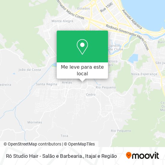 Rô Studio Hair - Salão e Barbearia. mapa