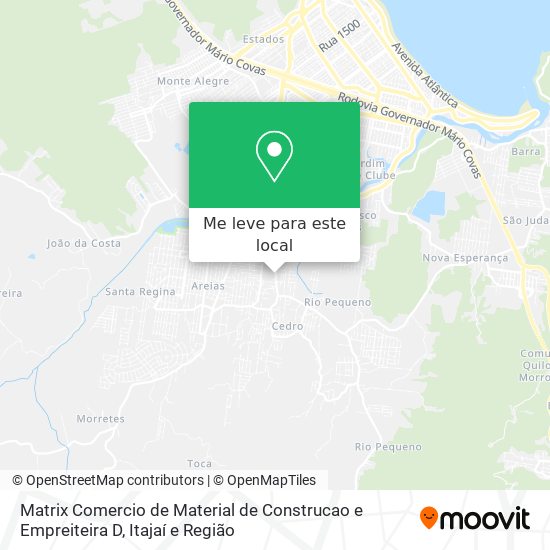 Matrix Comercio de Material de Construcao e Empreiteira D mapa