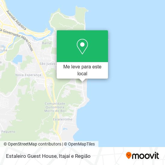 Estaleiro Guest House mapa