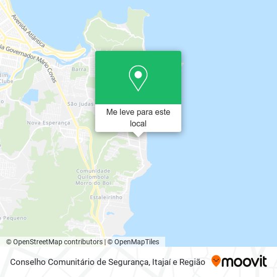 Conselho Comunitário de Segurança mapa