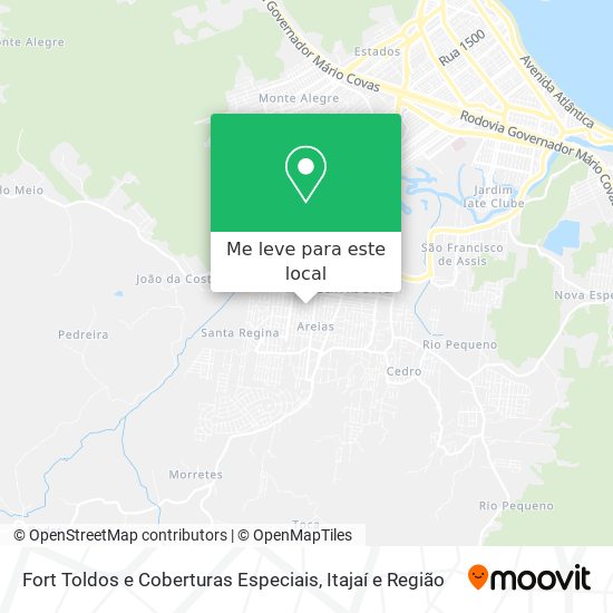 Fort Toldos e Coberturas Especiais mapa