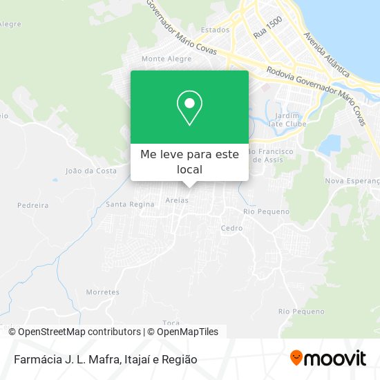 Farmácia J. L. Mafra mapa