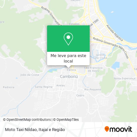 Moto Taxi Nildao mapa